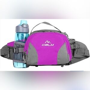 Purple and Gray Waist Pack